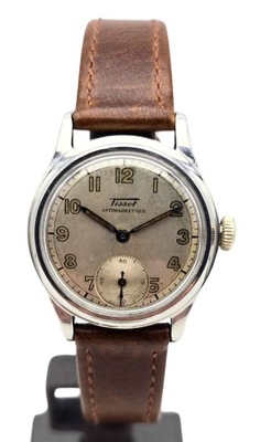 Stalowy Wojskowy TISSOT z lat 40tych Zachowany w 100% w oryginale