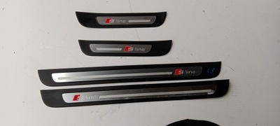 Молдинг накладка поріг комплект s-line audi a7 10- фото №1