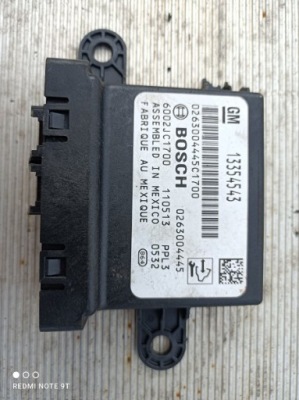 Модуль парковки pdc opel astra j iv 13354543 оригинал фото №1