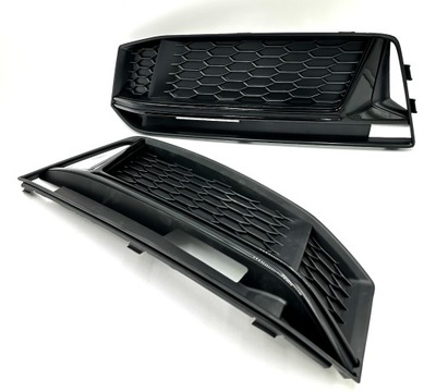 DEFLECTOR BRIDA CIEGA IZQUIERDA DERECHA DE PARAGOLPES AUDI A4 B9 S4 S-LINE 15-19R COMPLETO BLACK  