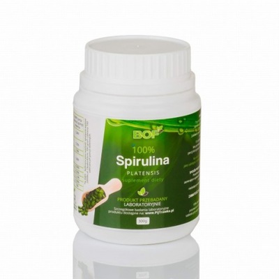 Spirulina Platensis 200mg 1500 tabletek 300g BOF