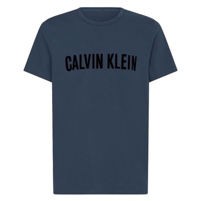 CALVIN KLEIN T-SHIRT MĘSKI GRANATOWY Z LOGO KRÓTKI RĘKAW XL 1AXD2_A*