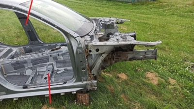 Audi a6 c7 четверть лонжерон правый перед ly7g фото №1