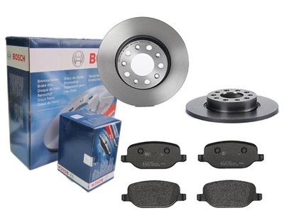 Тормозные диски тормозные колодки bosch задняя alfa romeo 159 brera фото №1