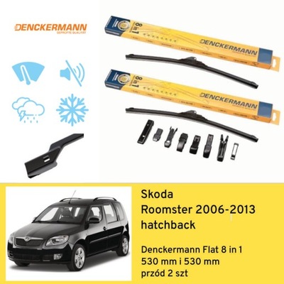 ESCOBILLAS PARTE DELANTERA PARA SKODA PRAKTIK VAN (2006-2013) DENCKERMANN  