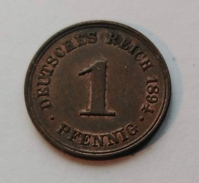 moneta 1 PFENNIG Niemcy 1894