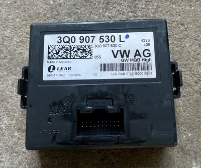 Модуль шлюз vw t-roc 2ga 3q0907530l фото №1