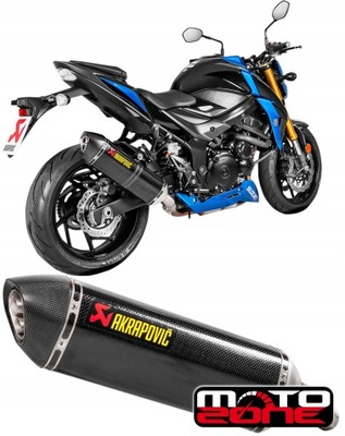 SILENCER AKRAPOVIC SUZUKI GSX-S 750 749 2017-2022 + STICKER LOGO MOTO-ZONE - milautoparts-fr.ukrlive.com