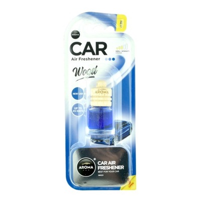 ZAPACH SAMOCHODOWY AROMA CAR WOOD NEW CAR 6ml