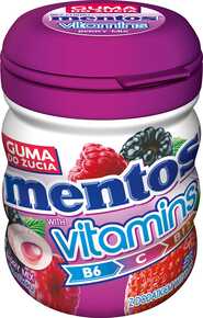 GUMA MENTOS VITAMINS BERRY 50 g