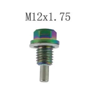 M12 M14 M16 M20*1.5 / 1.25MM Neo Chrome Aluminum Magnetic Oil Drain ~17214