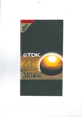 Kaseta VHS TDK XP PRO-240