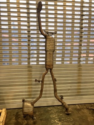 Гасник kompletny вихлоп mercedes slk slc r172 2015- 2.0 cgi фото №1