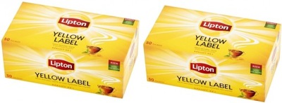 Herbata czarna Lipton Yellow Label 100szt x 2g