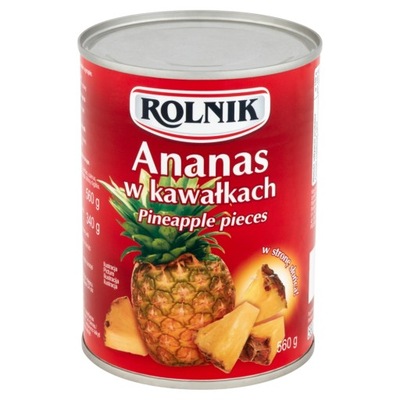 Ananas w kawałkach Rolnik 560g