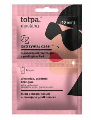 Tołpa Masking Zatrzymaj czas Maseczka 2w1 2x5ml