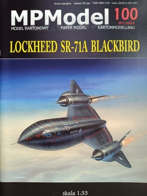 MPModel 100 samolot LOCKHEED SR-71A BLACKBIRD