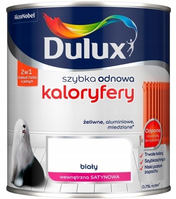 DULUX SZYBKA ODNOWA KALORYFER BIAŁA 0.75L