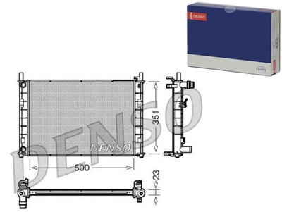 Радіатор двигуна ford fiesta v fusion mazda 2 1.2 фото №1