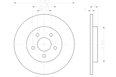 Диск гальмівна 50346pro фото №1