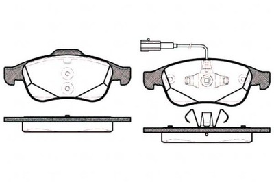 Roadhouse тормозные колодки тормозные alfa romeo giulietta 10 фото №1