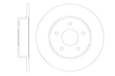 Remsa тормозные диски тормозные 2szt nissan almera tino 1.8 фото №1