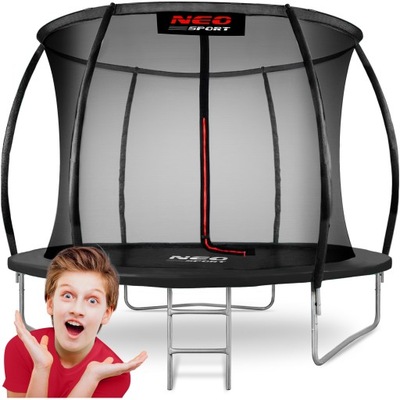 TRAMPOLINA OGRODOWA DLA DZIECI 252cm 8ft PREMIUM