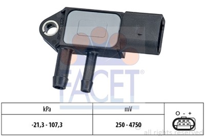 FACET 10.3319 CZUJNIK, SLĖGIS IŠMETAMŲJŲ DUJŲ 