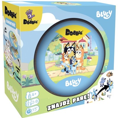 DOBBLE BLUEY DOBLE DOUBLE GRA LOGICZNA