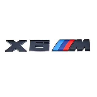 EMBLEMA INSIGNIA PARA BMW M-POWER X6M LOGOTIPO  