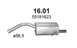 ГЛУШИТЕЛЬ КОНЕЧНЫЙ ALFA 16.01