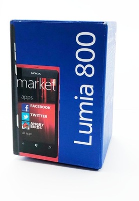 SMARTFON NOKIA LUMIA 800 CZARNY MAT KOMPLET