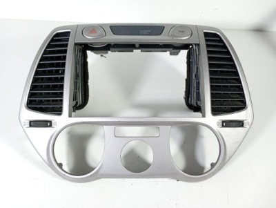 Hyundai i20 08-12 рамка радио решётки обдув средний оригинальный номер 937701j100 фото №1