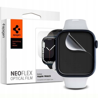 Folia do Apple Watch 9/8/7 45mm, Spigen Neo Flex, 3P