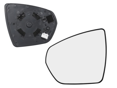 Вкладыш зеркало левый opel grandland x c5 aircross фото №1