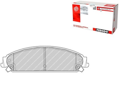 FERODO ZAPATAS DE FRENADO CHRYSLER 300 C 3.0 CRD  