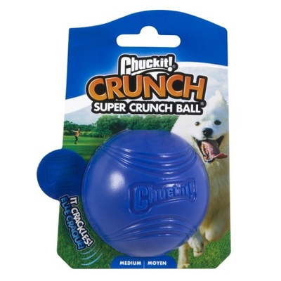 Chuckit Crunch ball chrupiąca piłka zabawka psa M
