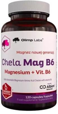 OLIMP CHELA MAG B6 magnez witamina B6 120 kapsułek