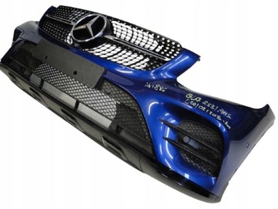 Mercedes glc x253 бампер передний amg pts + решётка радиатора фото №1