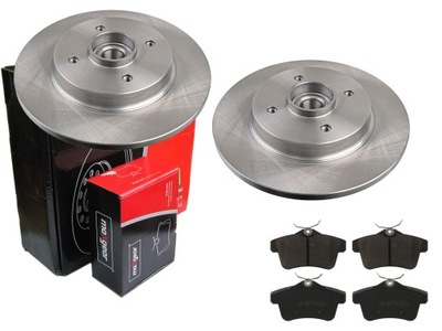 Гальмівні диски гальмівні колодки maxgear задня citroen c4 ii ds4 ds5 фото №1