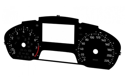 FORD ECOSPORT SUBSTITUTO DISCOS CUADRO DE INSTRUMENTOS CUADRO KMH  