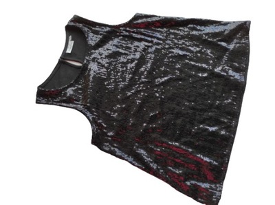 CEKINOWA CZARNA BLUZKA 158-164