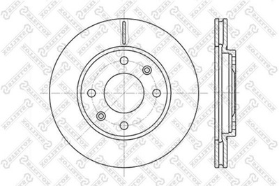 DISCO DE FRENADO CITROEN XSARA BREAK 1.9 D 98-05  