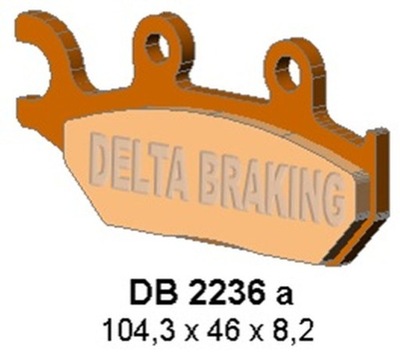 DELTA BRAKING ZAPATAS DE FRENADO KH645 MAVERIC 1000  