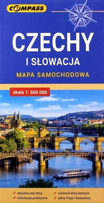 MAPA SAMOCHODOWA. CZECHY I SŁOWACJA