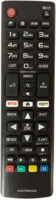 Oryginalny pilot do LG AKB75095308 TV Ultra HD z przyciskami Amazon Netflix