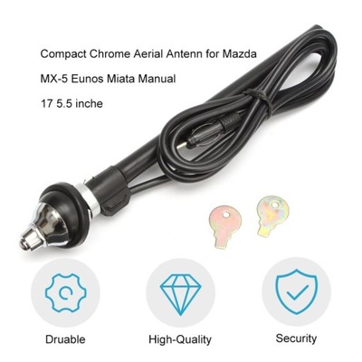 ACT CROMO ANTENA ANTENOWA 17 PARA MAZDA MX-5 EUNOS  