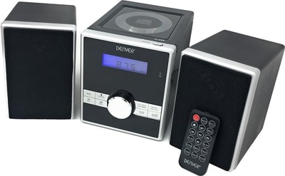 Mikro wieża Denver MCA-230 z radiem FM, odtwarzaczem CD i AUX-IN