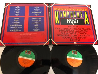 Concerts For The People Of Kampuchea The Clash The Who Queen Pretenders LP
