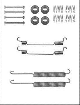 Пружины do колодка тормозных ford transit 06- фото №1
